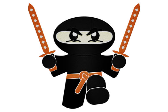 Baby Ninja: A Playful, Polished Embroidery Design for Meaningful Personalized Gifts