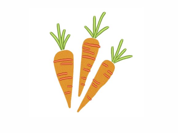 Carrots: A Friendly, Versatile Embroidery Design for Small Business Merch