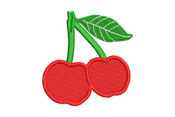 Cherries with Leaves