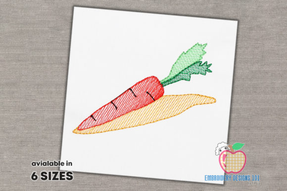 Fresh Carrot Design Sketch