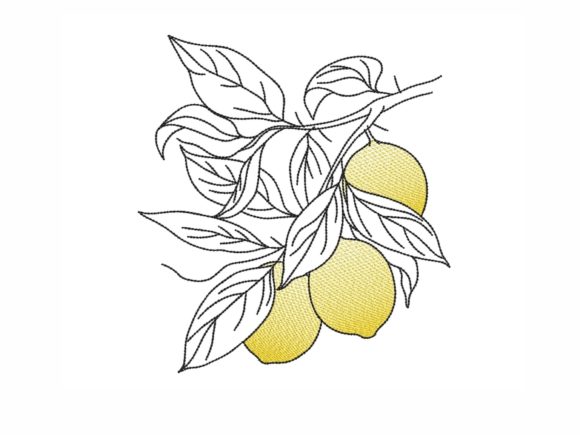 Lemons: A Bright, Versatile Embroidery Design for Craft Fairs