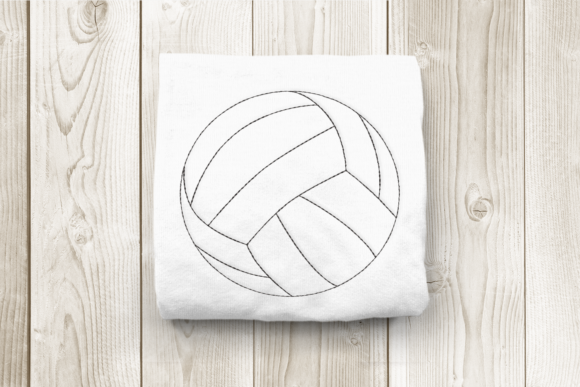 Linework Volleyball: A Clean, Sporty Embroidery File Worth Testing