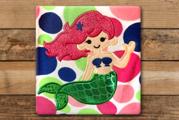 Mermaid Applique: A Summer-Ready Seasonal Embroidery Staple