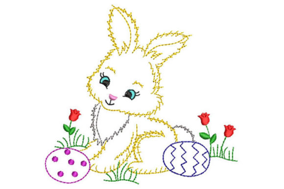 Rabbit with Roses: A Seasonal Embroidery Gem