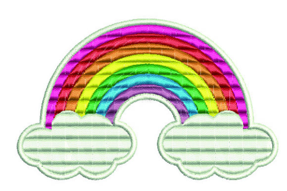 Rainbow Patch: A Seasonal Embroidery Staple