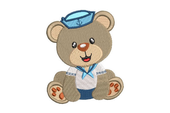 Sailor Bear: A Holiday-Ready Embroidery Charm