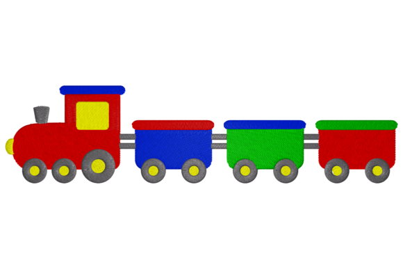Toy Train Embroidery Design Review